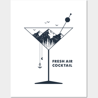 Fresh Air Cocktail Posters and Art